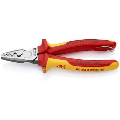 KN-9778180T Инструмент для обжима контактных гильз 97 78 180T KN-9778180T KNIPEX