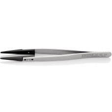KN-928104 Пинцет ESD гладкие прямые тупые губки 92 81 04 KN-928104 KNIPEX