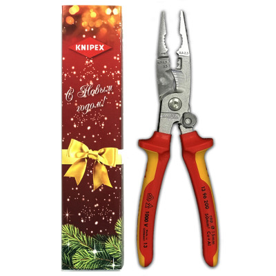 KN-1396200 Christmas 2023 Многофункциональные клещи для электромонтажных работ 13 96 200 KN-1396200 KNIPEX