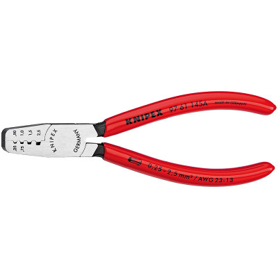 KN-9761145A Инструмент для обжима концевых гильз 97 61 145 A KN-9761145A KNIPEX