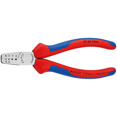 KN-9762145A Инструмент для обжима концевых гильз 97 62 145 A KN-9762145A KNIPEX