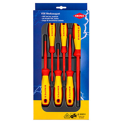 KN-002012V02 Набор отвёрток по нормам VDE SL / PH 00 20 12 V02 KN-002012V02 KNIPEX KN-002012V02 Набор отвёрток по нормам VDE SL / PH 00 20 12 V02 KN-002012V02 KNIPEX