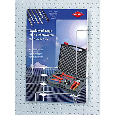 KN-001936 Держатель проспектов для перфорированных панелий 001936 KNIPEX KN-001936 Держатель проспектов для перфорированных панелий 001936 KNIPEX