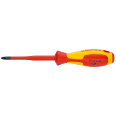 KN-982401SL Тонкая отвертка для винтов с крестообразным шлицем Phillips PH1 98 24 01 SL KN-982401SL KNIPEX KN-982401SL Тонкая отвертка для винтов с крестообразным шлицем Phillips PH1 98 24 01 SL KN-982401SL KNIPEX