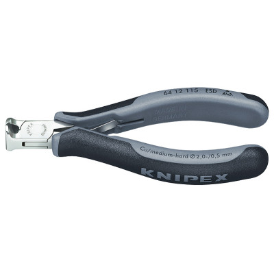 KN-6412115ESD Кусачки торцевые для электроники 64 12 115 ESD KN-6412115ESD KNIPEX