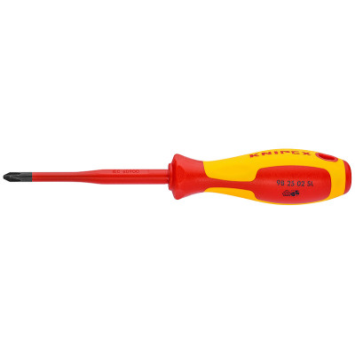 KN-982501SL Тонкая отвертка для винтов с крестообразным шлицем Pozidriv 98 25 01 SL KN-982501SL KNIPEX