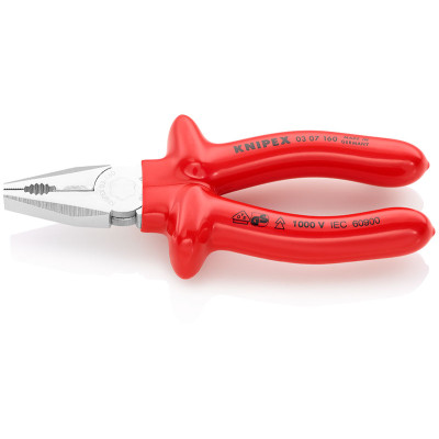 KN-0307160 Плоскогубцы комбинированные, 160 мм, 03 07 160 KN-0307160 KNIPEX