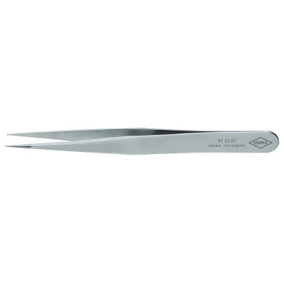 KN-922207 Пинцет для прецизионных работ, тонкие губки 92 22 07 KN-922207 KNIPEX