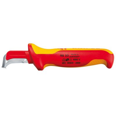 KN-9855 Нож с пяткой для снятия изоляции 98 55 KN-9855 KNIPEX