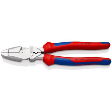 KN-0915240 Плоскогубцы электромонтажные, зона обжима Lineman's Pliers L-240 мм, хром, 2К ручки 09 15 240 KN-0915240 KNIPEX KN-0915240 Плоскогубцы электромонтажные, зона обжима Lineman's Pliers L-240 мм, хром, 2К ручки 09 15 240 KN-0915240 KNIPEX