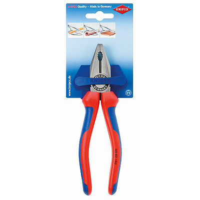 KN-0302180SB Плоскогубцы комбинированные черненые, 180 мм 0302180SB KNIPEX