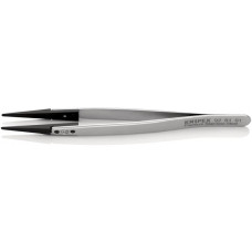 KN-928101 Пинцет ESD гладкие прямые тупые губки 92 81 01 KN-928101 KNIPEX